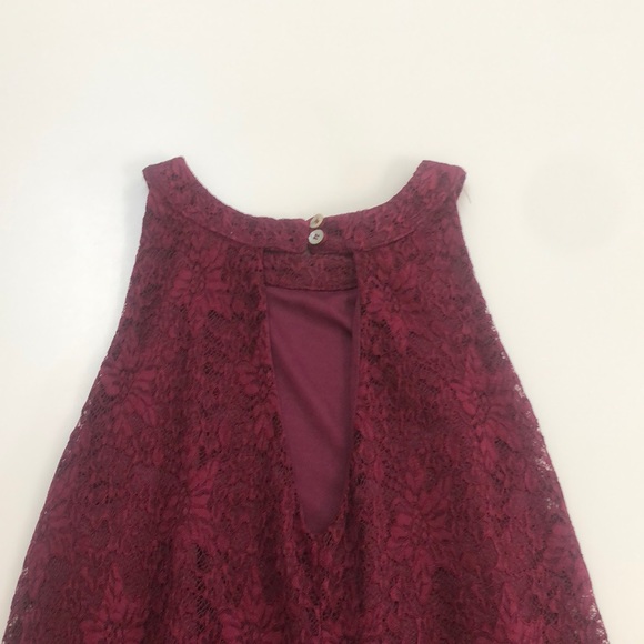 Altar’d State Burgundy Dress - Picture 2 of 4